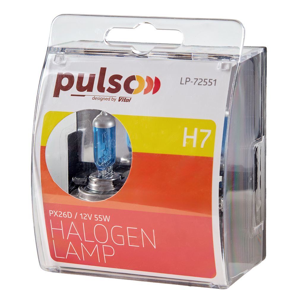Автолампа PULSO H7/PX26D 12v55w super white/plastic box (LP-72551) Автолампа PULSO H7/PX26D 12v55w super white/plastic box (LP-72551)
