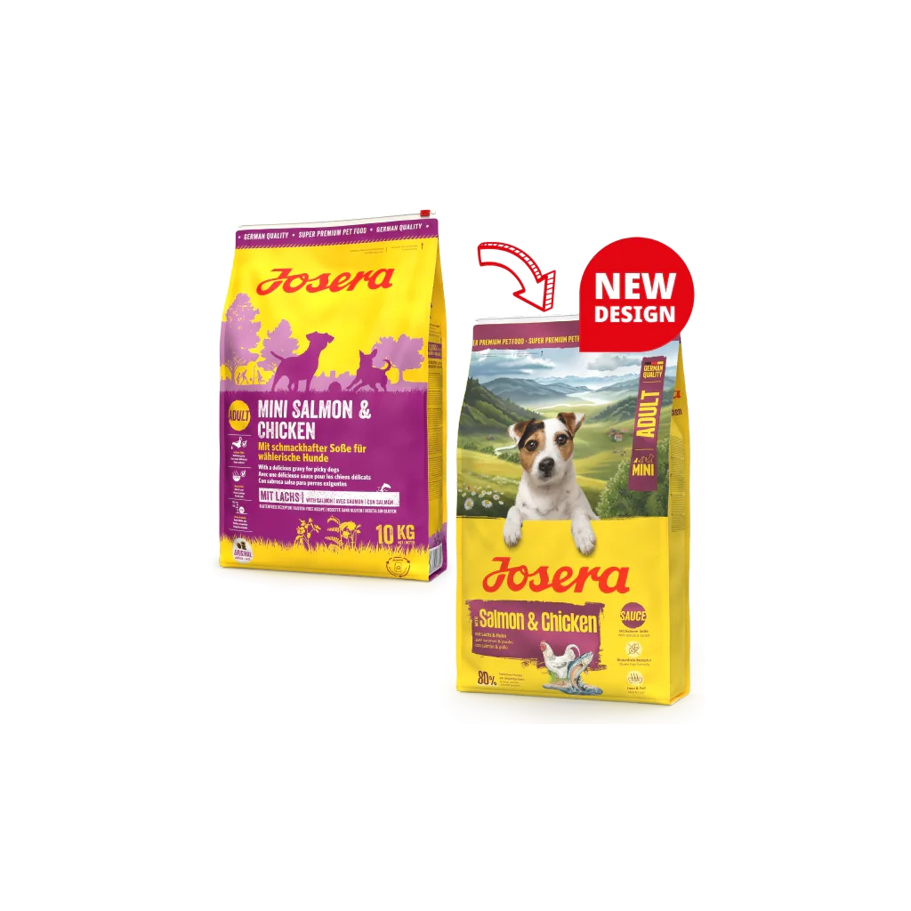 Сухий корм для собак Josera Mini Salmon & Chicken 3 кг (4032254787679) Сухий корм для собак Josera Mini Salmon & Chicken 3 кг (4032254787679)