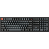 Keyboard Keychron V6 8K Keychron Super Red Switch RGB USB UA Black (V6W-D1-UA)