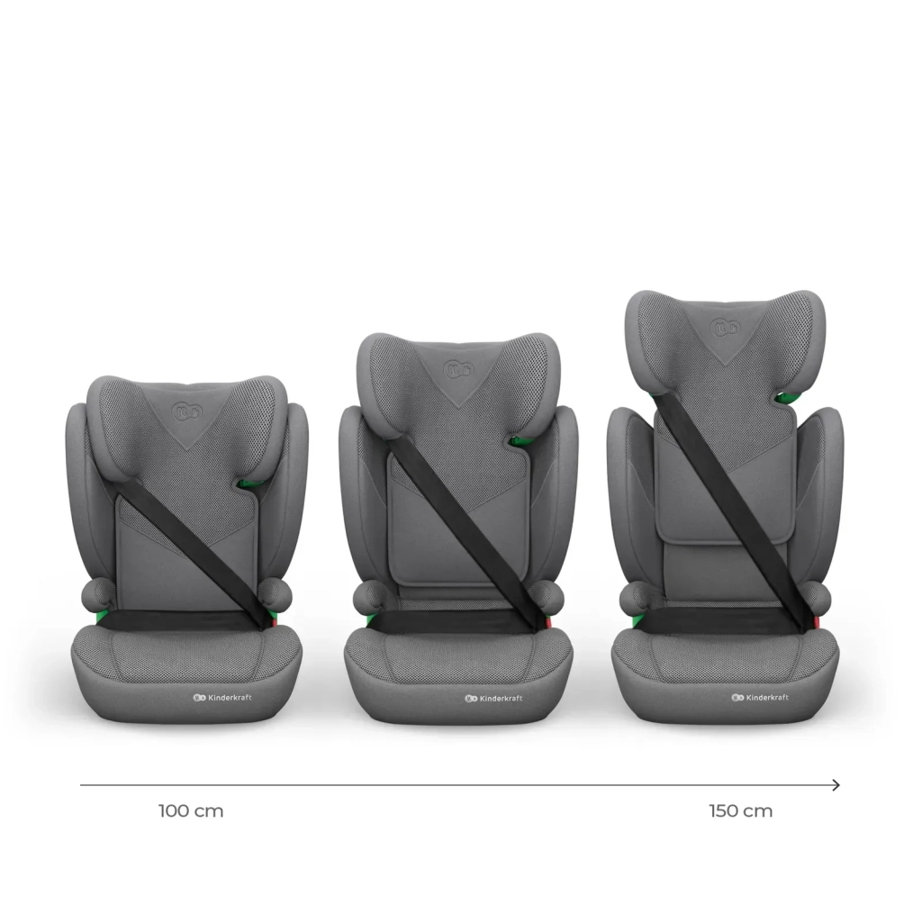 Автокрісло Kinderkraft Junior Fix 2 Plus i-Size Grey (KCJUFI20GRYPL0N) (5902533931156)