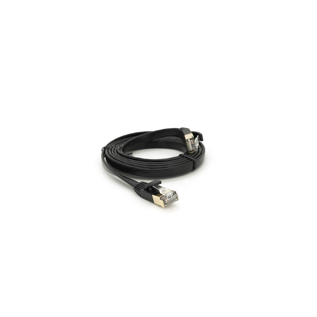 Патч-корд 1.5м UTP cat.7, CU, RJ45, плоский, black Weepda (PCMF-CU7/1.5Bk) Патч-корд 1.5м UTP cat.7, CU, RJ45, плоский, black Weepda (PCMF-CU7/1.5Bk)