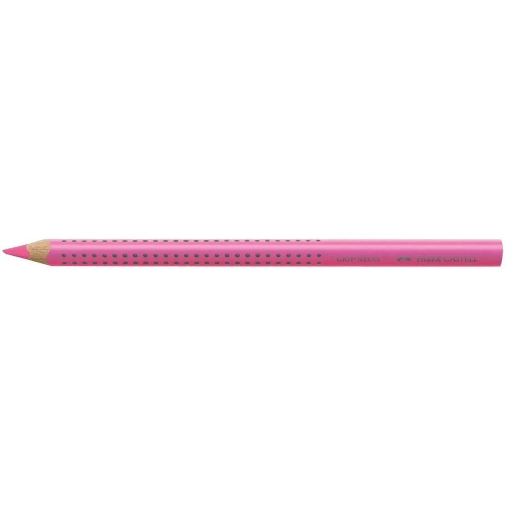 Маркер Faber-Castell олівець текстовиділювач Jumbo Grip Neon, колір рожевий (21783)