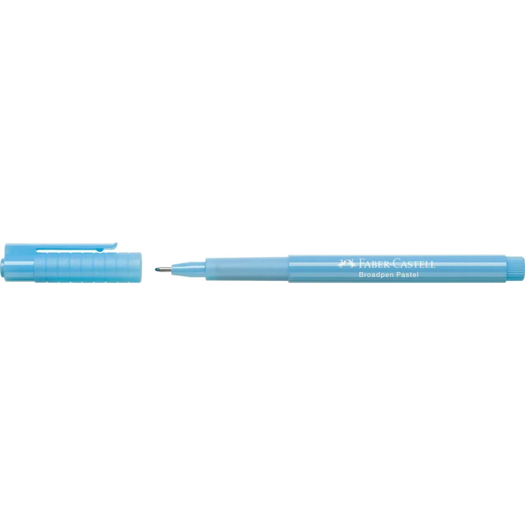 Лайнер Faber-Castell BROADPEN 1554 Pastel Light Blue, колір світло-блакитний, 0,8 мм (30750)