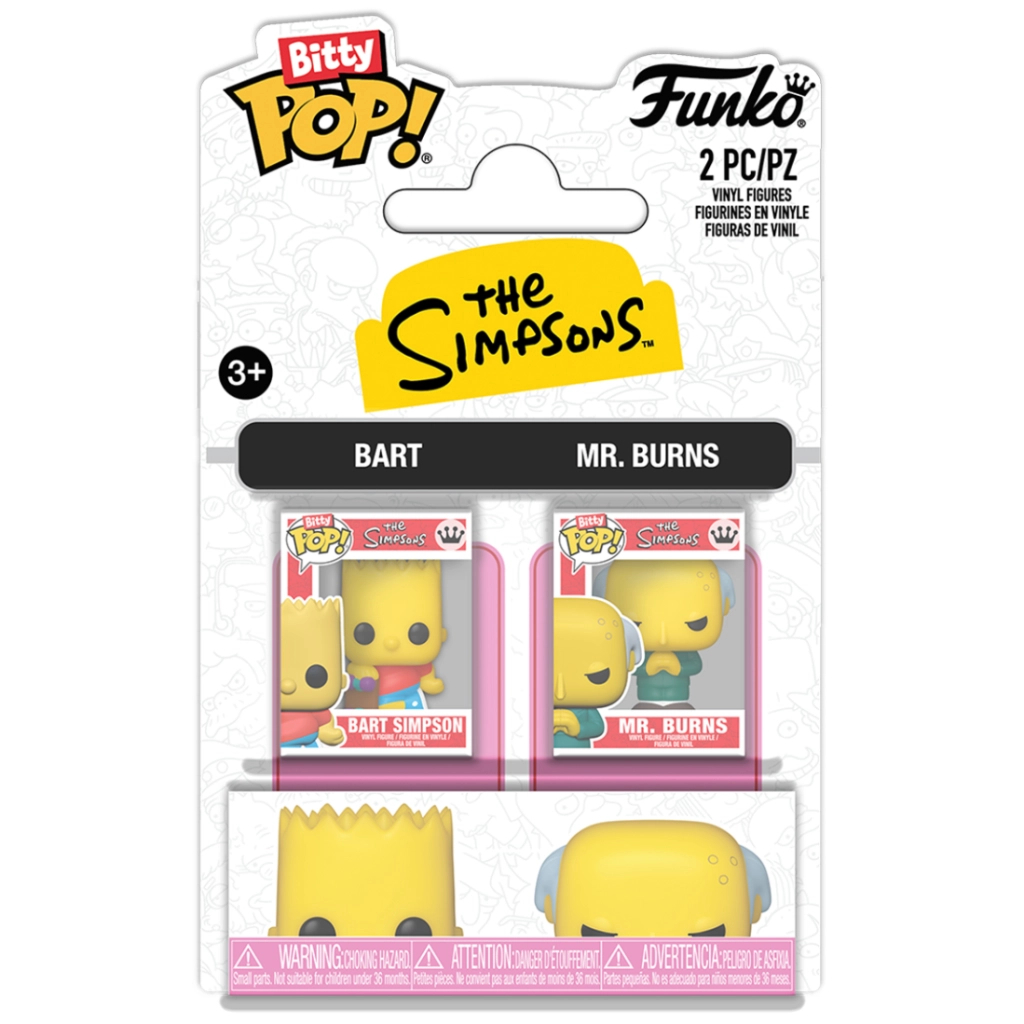 Фігурка Funko Pop набір Bitty POP! серії Сімпсони – Барт і Містер Бернс (94216)