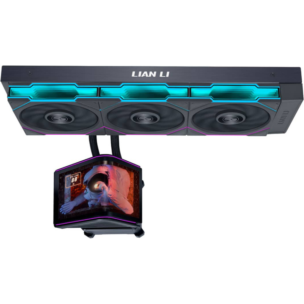 Система рідинного охолодження Lian Li Hydroshift II OLED Curved 360 TL, Black (G89.GHS2OLDC36TB.00) Система рідинного охолодження Lian Li Hydroshift II OLED Curved 360 TL, Black (G89.GHS2OLDC36TB.00)