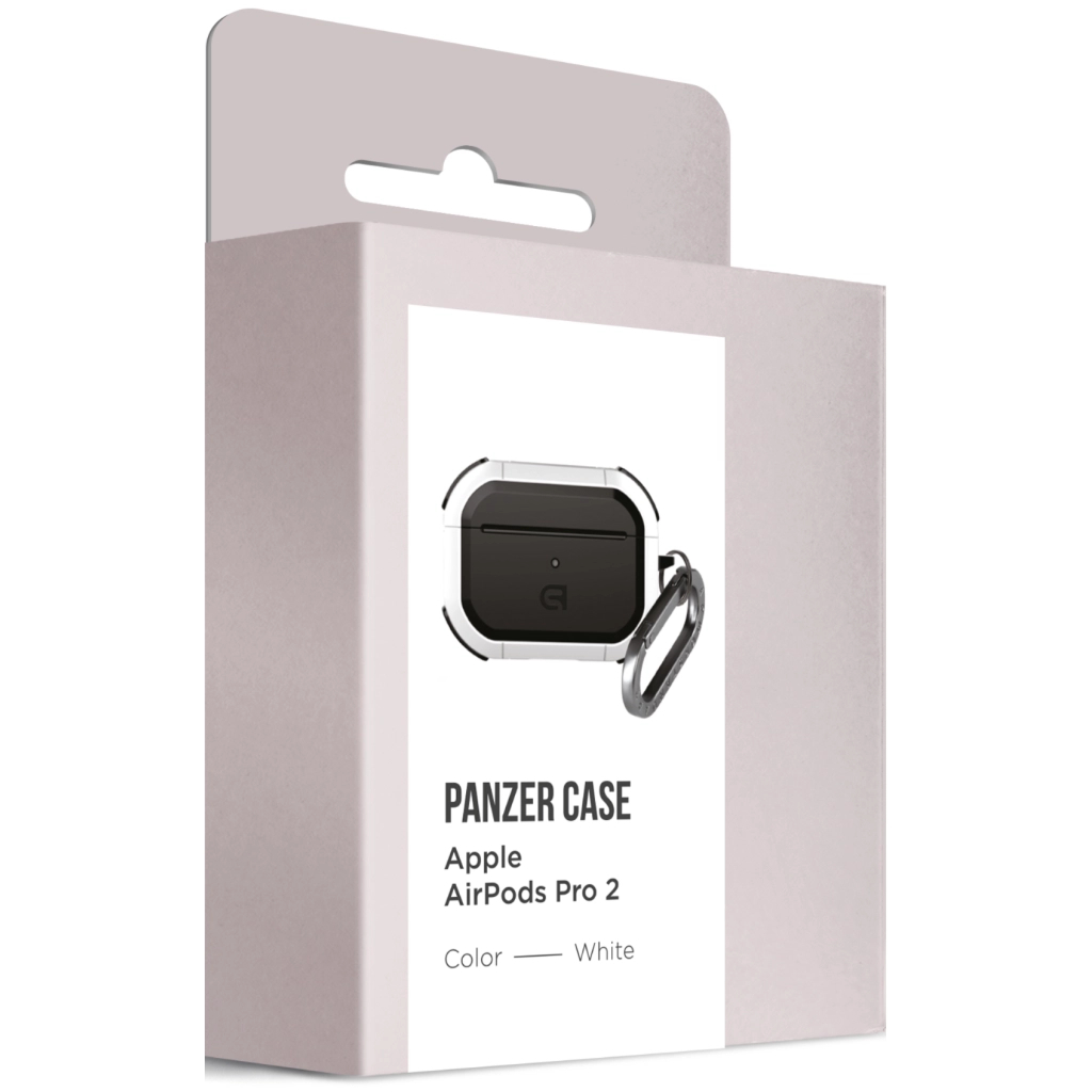 Чохол для навушників Armorstandart Panzer For Apple Airpods Pro 2 White (ARM82753)