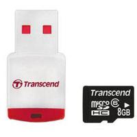 Карта пам'яті Transcend 8Gb microSDHC class 10 (TS8GUSDHC10-P3)