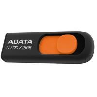 USB флеш накопичувач ADATA 16Gb UV120 black-orange (AUV120-16G-RBO)