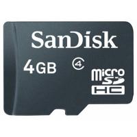 Карта пам'яті SanDisk 4Gb microSDHC Class 4 (SDSDQM-004G-B35)