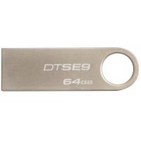 USB флеш накопичувач Kingston 64GB DataTraveler SE9 Silver USB 2.0 (DTSE9G2/64GBZ)