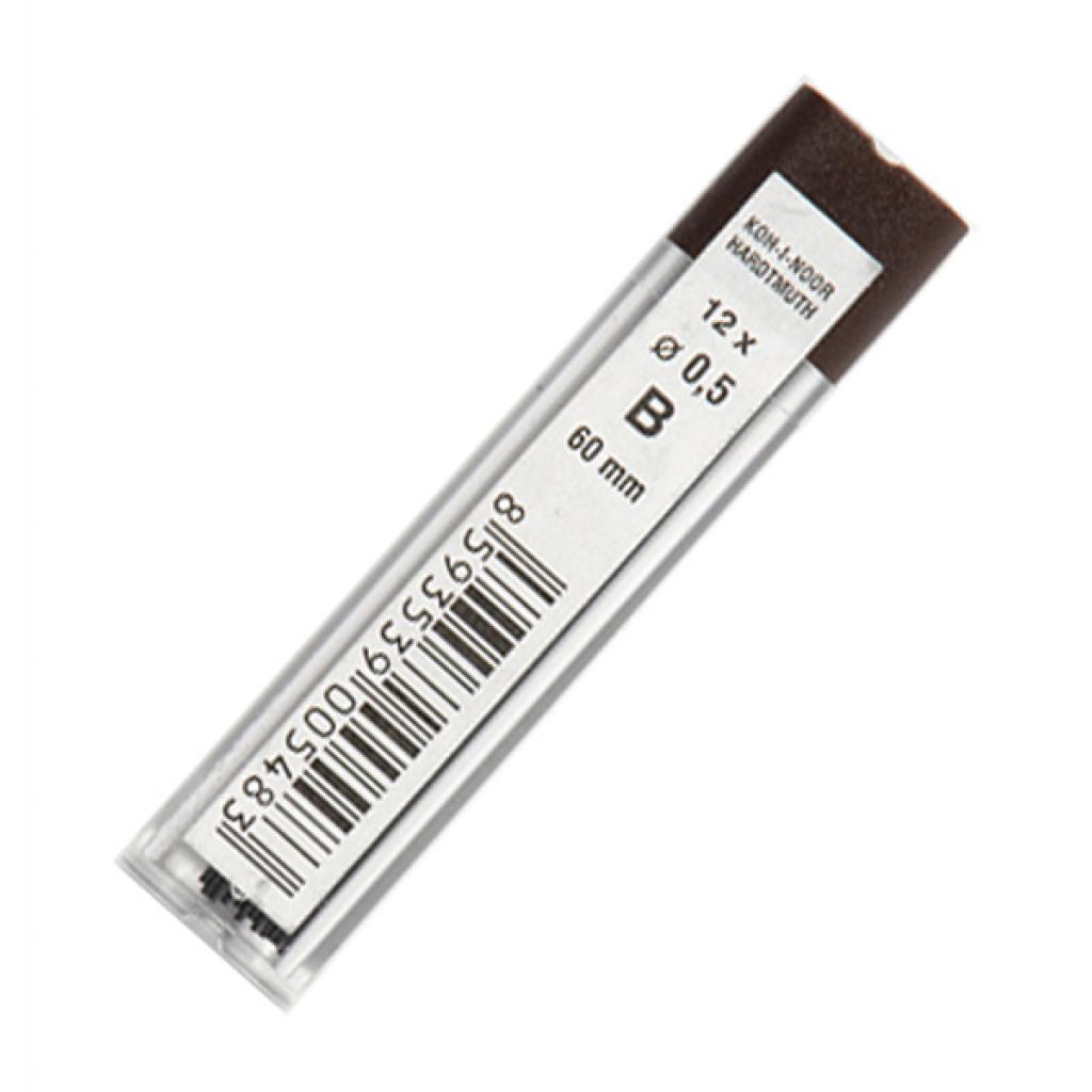 Грифель для механічного олівця Koh-i-Noor 4152.B, 0.5 мм, 12шт (415200B005PK) Грифель для механічного олівця Koh-i-Noor 4152.B, 0.5 мм, 12шт (415200B005PK)