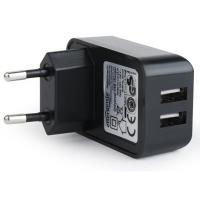 Зарядний пристрій EnerGenie 2 USB, 2.1A (EG-U2C2A-01)