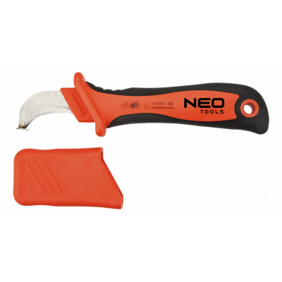 Ніж монтажний Neo Tools (1000 В) з "підошвою", 190 мм (01-551)