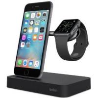 Зарядний пристрій Belkin Charge Dock iWatch + iPhone, black (F8J183vfBLK)