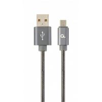 Дата кабель USB 2.0 Micro 5P to AM Cablexpert (CC-USB2S-AMmBM-1M-BG)