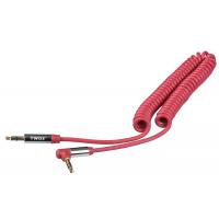 Кабель мультимедійний Jack 3.5mm to Jack 3.5mm 1.8m red 2E (2E-W9653RRD)