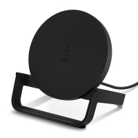 Зарядний пристрій Belkin Qi WIRELESS CHG STAND,FAST UNIVERSAL,10W,BLACK (F7U083VFBLK)