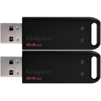 USB флеш накопичувач Kingston 2x64GB DataTraveler 20 USB 2.0 (DT20/64GB-2P)