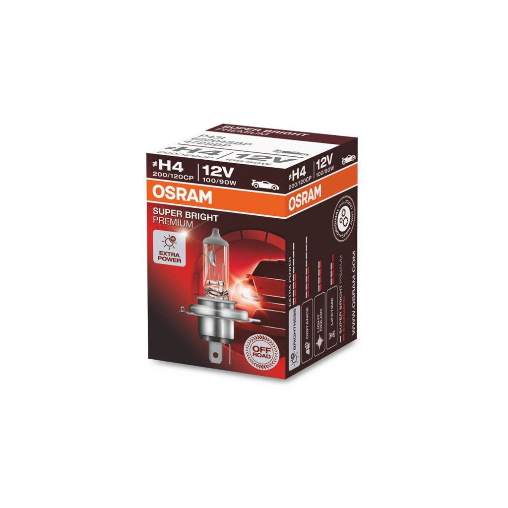 Автолампа Osram галогенова 100/90W (OS 62204 SBP)