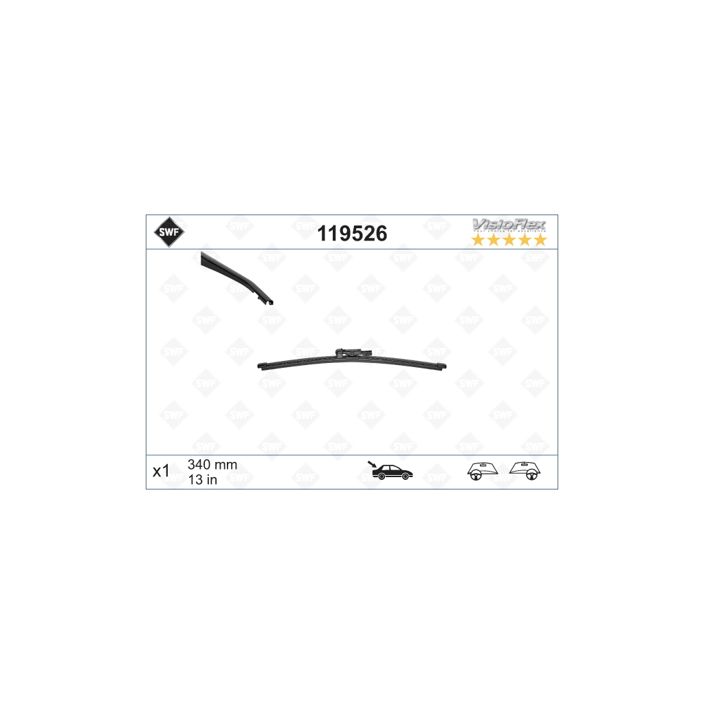 Щітка склоочисника SWF 119526 Щітка склоочисника SWF 119526