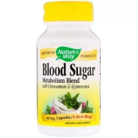Nature's Way Herbs for Lowering Sugar, Blood Sugar, 90 Capsules (NWY-79200)