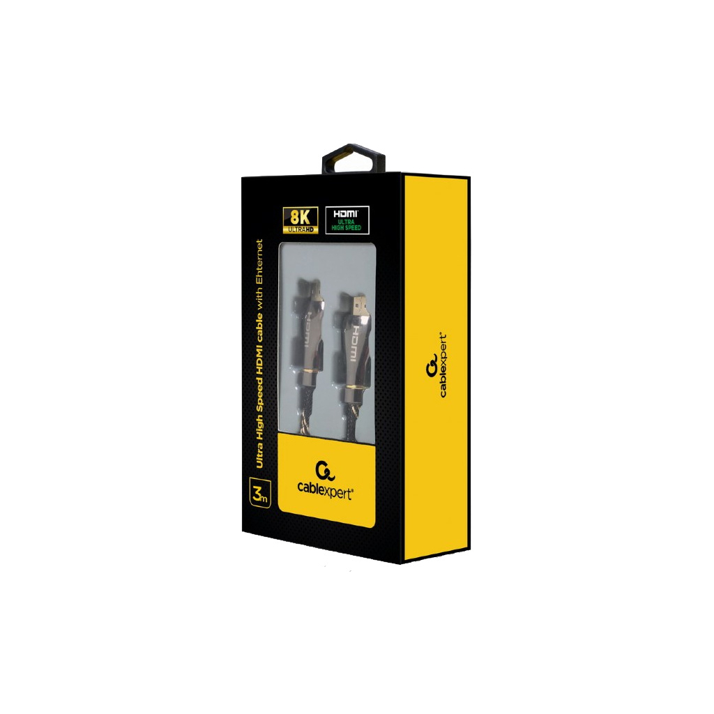 Кабель мультимедійний HDMI M to HDMI M 3.0m V2.1 Premium Cablexpert (CCBP-HDMI8K-3M)