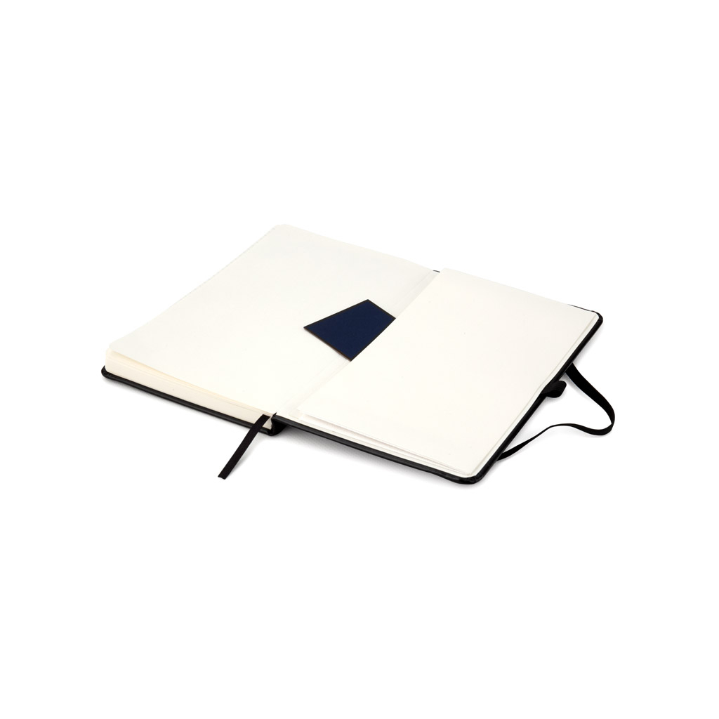 Блокнот Axent Partner Lux 125х195 мм 96 аркушів у клітинка Чорний (8202-01-A)