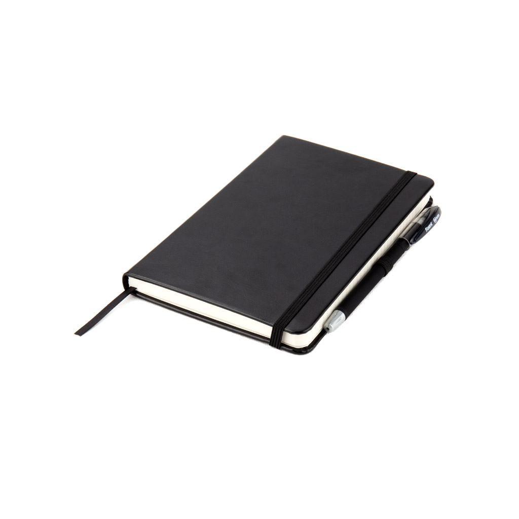 Блокнот Axent Partner Lux 125х195 мм 96 аркушів у клітинка Чорний (8202-01-A)