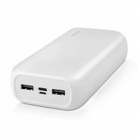 Батарея універсальна Ttec ReCharger Ultra 30000mAh, USB Type-C, USB-A, 2.1A, White (2BB190B)