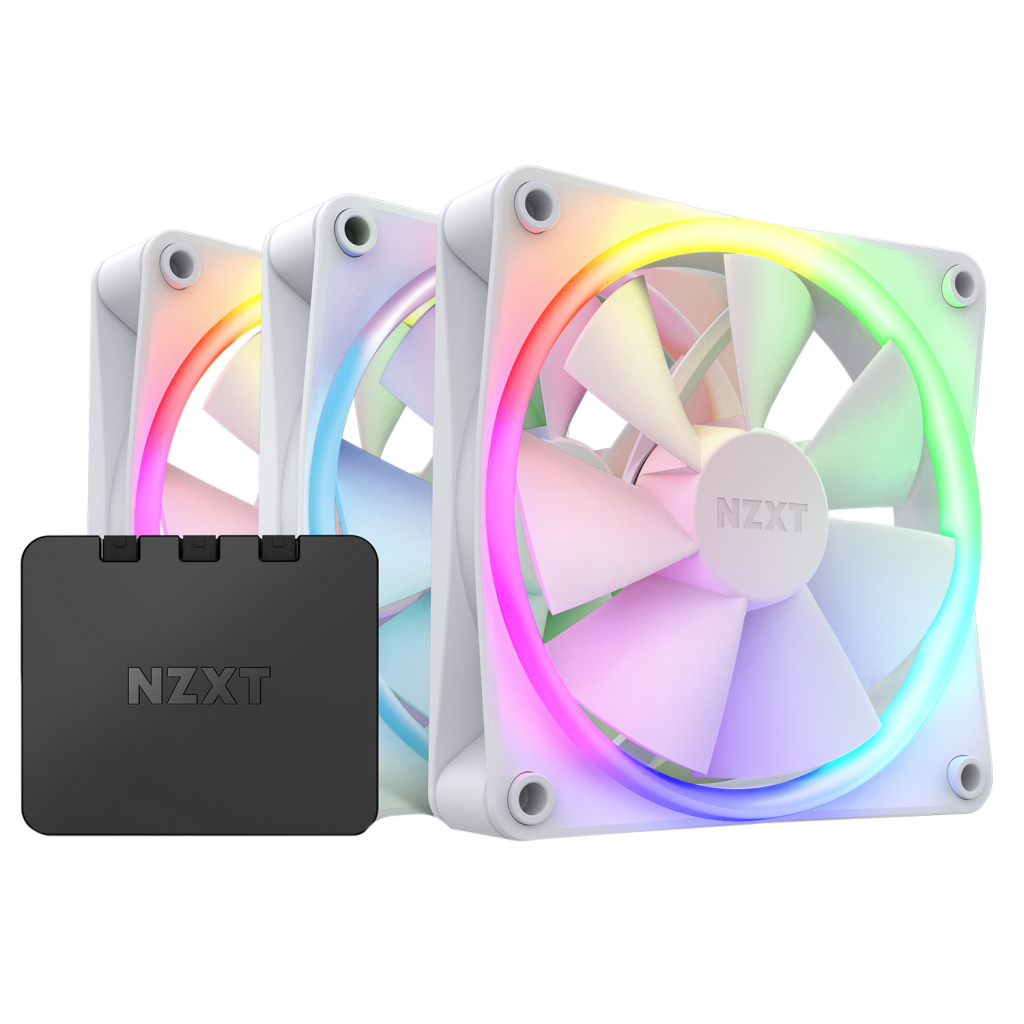 Кулер до корпусу NZXT F120RGB Triple (White) (RF-R12TF-W1)