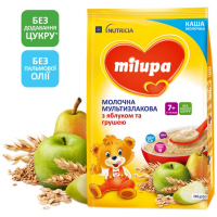 Children's cereal Milupa Milk Multigrain with apple and pear 210 g (5900852042799)