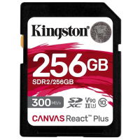 Карта пам'яті Kingston 256GB SDXC class 10 UHS-II U3 Canvas React Plus (SDR2/256GB)