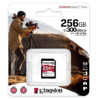 Карта пам'яті Kingston 256GB SDXC class 10 UHS-II U3 Canvas React Plus (SDR2/256GB)