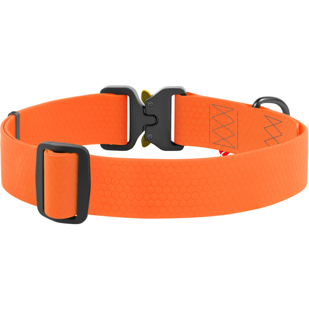 Нашийник для тварин WAUDOG Waterproof з QR паспортом XXL Ш 40 мм Д 43-70 см(помаранчевий) (28014)