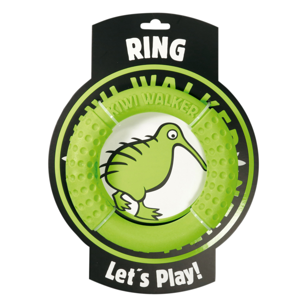 Іграшка для собак Kiwi Walker Кільце 13.5 см зелена (8596075002695)