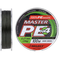 Cord Select Master PE 100m Dark Green 0.27mm 33kg (1870.15.96)