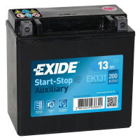 Car battery EXIDE START STOP AUXILIARY 13Ah (+/-) (200CCA) (EK131)