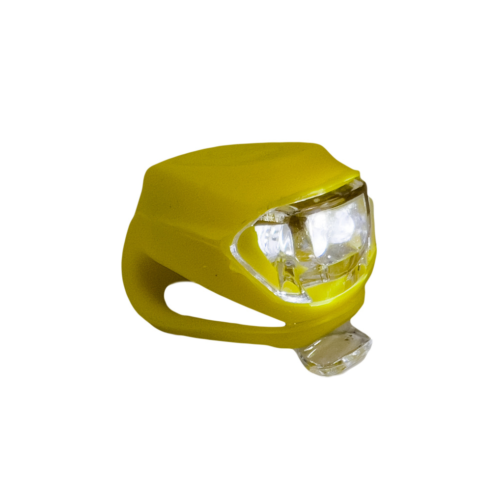 Комплект велофар Good Bike Silicone LED Yellow (92325Yellow-IS)