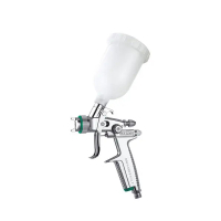 Paint sprayer Auarita mini HVLP 1.0 mm, with a plastic upper tank. 250 ml ITALCO (H-3003A-MINI-1.0)