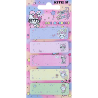 Стікер-закладка Kite паперова з малюнком Hello Kitty 100 шт, 5х20 шт (HK23-480)