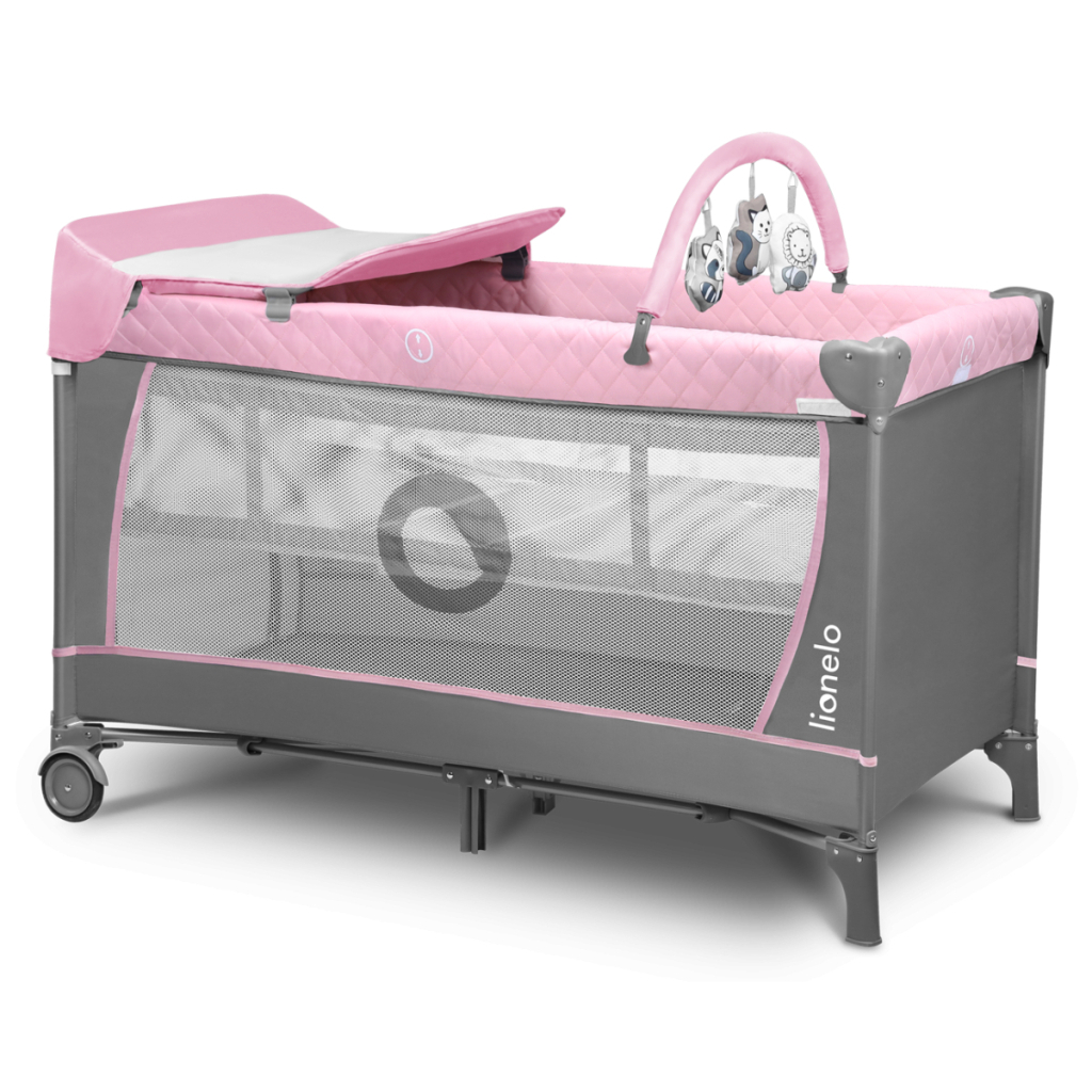 Дитячий манеж Lionelo Flower Flamingo (LO-FLOWER FLAMINGO)