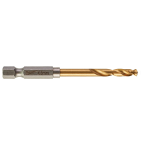 Milwaukee metal drill RedHEX HSS-G TiN, 4.5 mm (10 pcs) (4932478179)