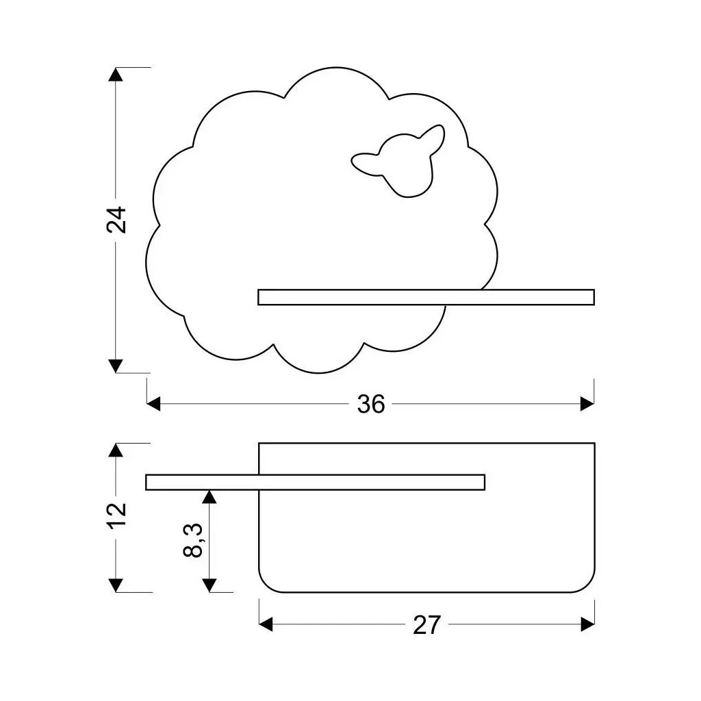 Світильник Candellux SHEEP (21-85122) Світильник Candellux SHEEP (21-85122)