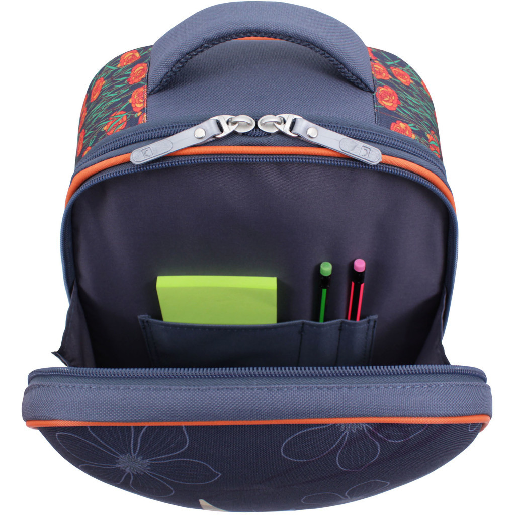 Портфель Bagland Turtle 17 л. сiрий 499 (0013466) (73697901)