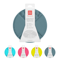 Універсальний посуд для тварин WAUDOG Silicone Килимок для злизування 21х21х3 см сірий (235011)