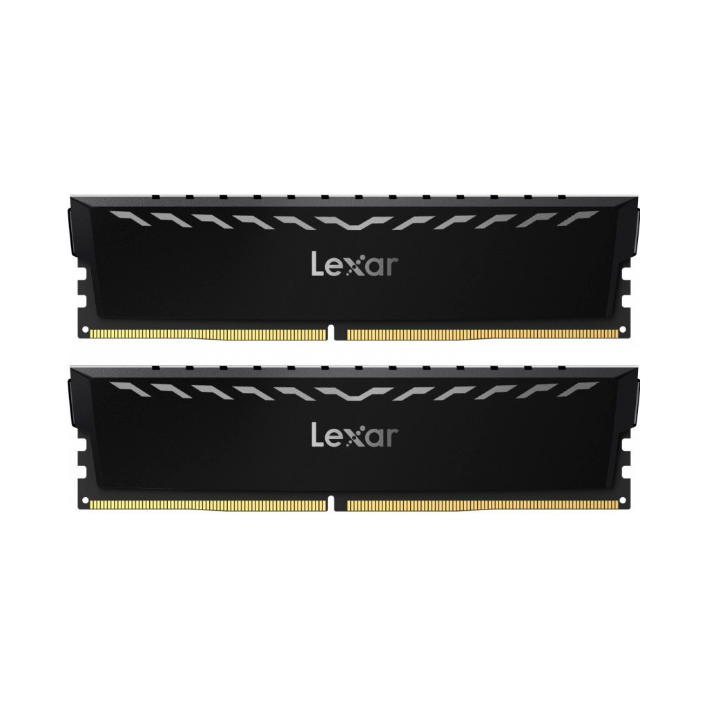 Модуль пам'яті для комп'ютера DDR4 16GB (2x8GB) 3600 MHz THOR Black Lexar (LD4U08G36C18LG-RGD)