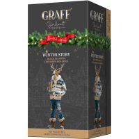 Graff Winter Story Black tea with cinnamon and apple 20 sachets of 1.8 g (4820279611426)
