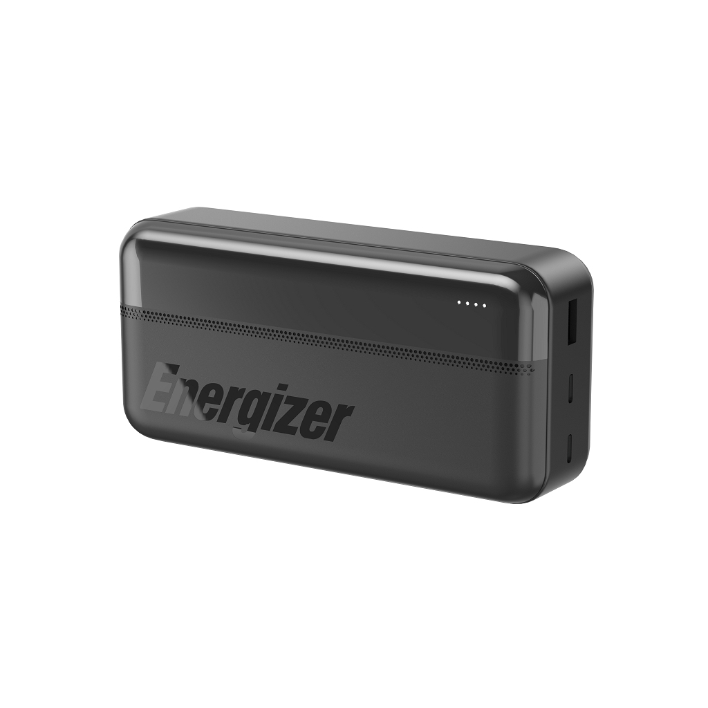 Повербанк Energizer 30000mAh, USB-A 5V/2.1A, Type-C 5V/2A, Black (UE30050С)