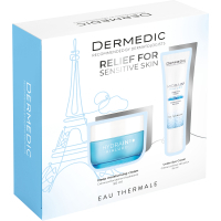 Набір косметики Dermedic Hydrain 3 Hyaluro Для зволоження шкіри Крем для обличчя SPF15 50 мл + Крем під очі 15 мл (5901643177775)