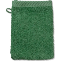 Towel Kela terry glove for face Ladessa, green leaves, 15x21 cm (24592) (00000026449)